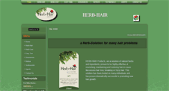 Desktop Screenshot of herb-hair.co.za